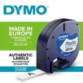 Weiteres Produktbild Dymo Original Schriftband, Dymo, 91221, S0721660, schwarz Druck/weiss Unterl., 4m, 12mm, LetraTag