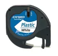 Dymo Original Schriftband, Dymo, 91221, S0721660, schwarz Druck/weiss Unterl., 4m, 12mm, LetraTag