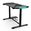 E-blue Spieltisch EGT574BK, 113cm x 59,5cm, 74-86,8cm, unterbeleuchtet, einstellbare Höhe