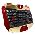 E-blue IRON MAN EKM707, Tastatur US, Game, beleuchtete Rände typ verkabelt (USB), gold