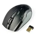 E-Blue Maus ARCO 2, 1600 DPI, 2,4 GHz, optisch, 6 Tasten, 1 Scrollrad, kabellos, schwarz, 2 St
