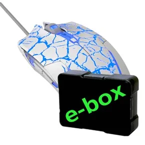 E-blue Maus Cobra, 2500DPI, optisch, 6Tas., USB verdrahtet, weiss-blau, Game, E-Box
