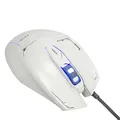 E-blue Maus Mazer, 2500DPI, optisch, 6Tas., USB verdrahtet, weiss