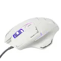 E-blue Maus Mazer, 2500DPI, optisch, 6Tas., USB verdrahtet, weiss