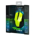 E-blue Maus Mazer R, 2400DPI, optisch, 6Tas., USB verdrahtet, grün
