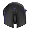 E-Blue Maus Mazer-R, 2500 DPI, 2,4 GHz, optisch, 6 Tasten, 1 Scrollrad, kabellos, schwarz, 2 Stück