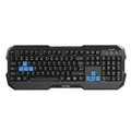 E-blue Polygon, Tastatur US, Game, spritzwassergeschützt typ verkabelt (USB), schwarz