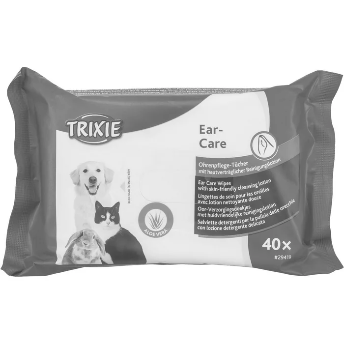 Hauptproduktbild Ear Care, vlhčené ušní ubrousky s Aloe Vera, 40 ks