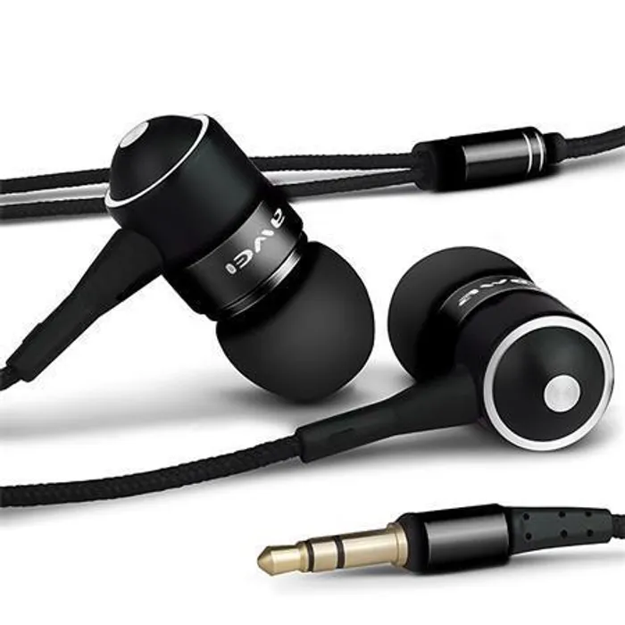 Hauptproduktbild Earphones, AWEI "ES-Q3", black