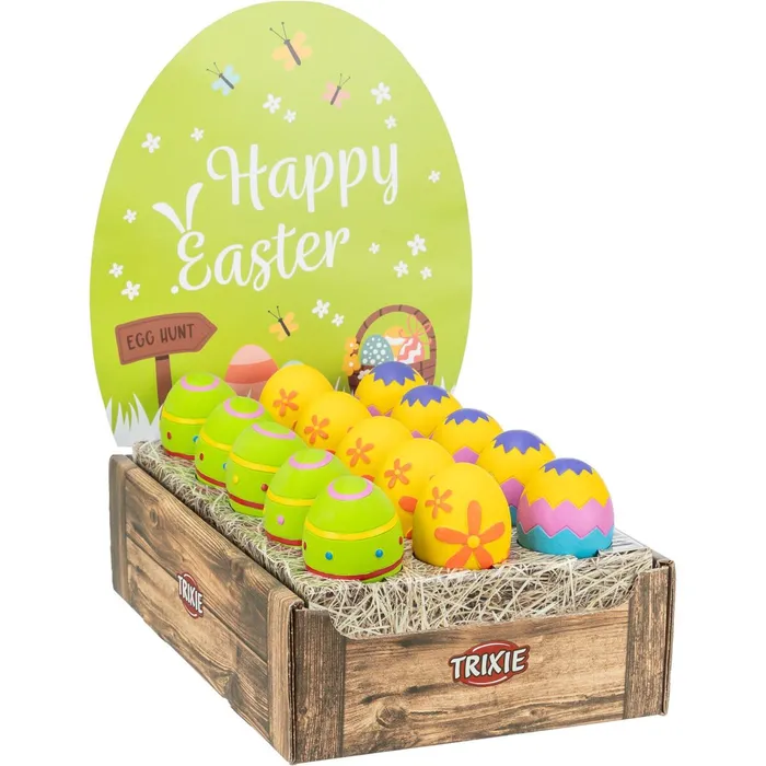 Hauptproduktbild EASTER Display - velikonoční komplet se 30 ks latexových vajíček (8 cm) - LIMITOVANÁ NABÍD