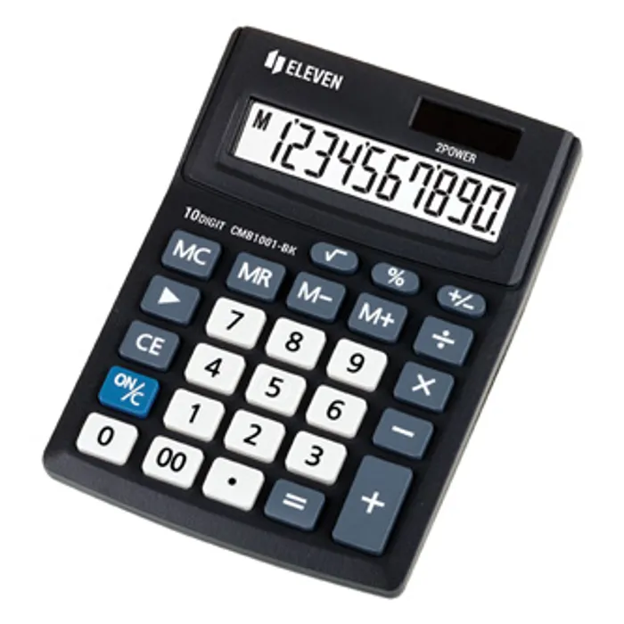 Hauptproduktbild Eleven kalkulačka CMB1001-BK, černá, stolní, desetimístná, duální napá, jení