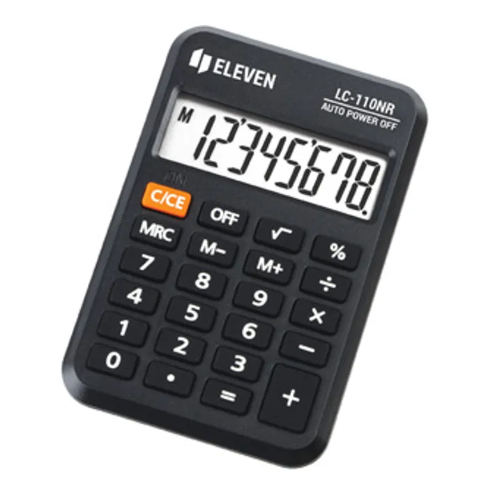 Hauptproduktbild Eleven kalkulačka LC110NR, černá, kapesní, osmimístná