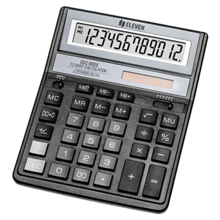 Hauptproduktbild Eleven kalkulačka SDC888XBK, černá, stolní, dvanáctimístná