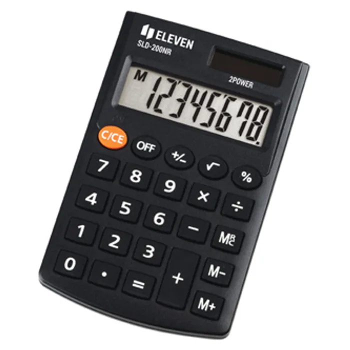 Hauptproduktbild Eleven kalkulačka SLD200NR, černá, kapesní, osmimístná