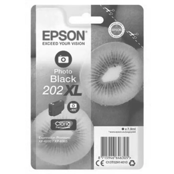 Hauptproduktbild Epson originální ink C13T02H14010, 202 XL, photo black, 7.9ml, Epson XP-6000, XP-6005