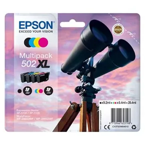 Epson Original Ink C13T02W64010, 502XL, T02W640, CMYK, 3x6.4/9.2ml, Epson XP-5100, XP-5105, WF-2880dwf, WF2865dwf