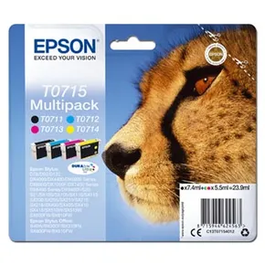 Epson Original Ink C13T07154012, CMYK, 23.9ml, Epson D78, DX4000, DX4050, DX5000, DX5050, DX6000, DX605