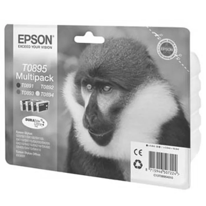 Hauptproduktbild Epson originální ink C13T08954010, CMYK, 3x3,5/5,8ml, Epson Stylus S20, SX100, SX200, SX4