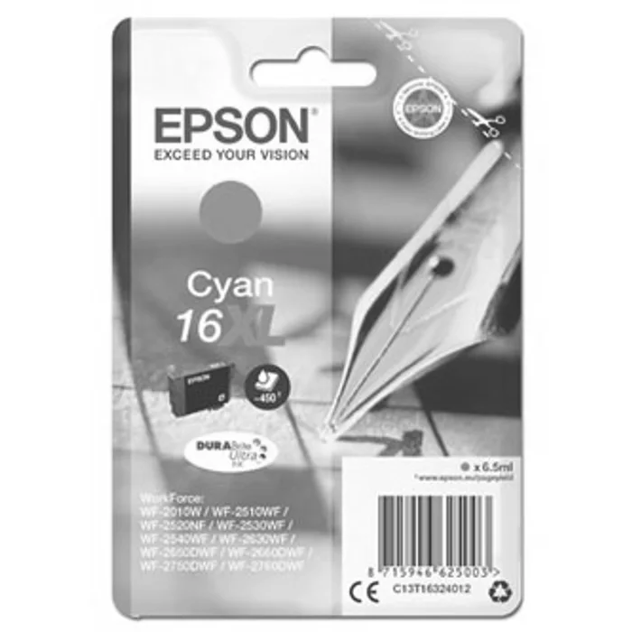 Hauptproduktbild Epson originální ink C13T16324012, T163240, 16XL, cyan, 6.5ml, Epson WorkForce WF-2540WF,
