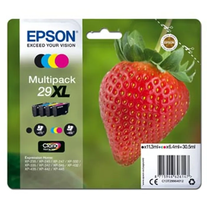 Hauptproduktbild Epson originální ink C13T29964012, T29XL, CMYK, 11,3/3x6,4ml, Epson Expression Home XP-23