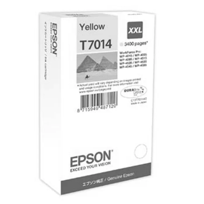 Hauptproduktbild Epson originální ink C13T70144010, XXL, yellow, 3400str., Epson WorkForce Pro WP4000, 450