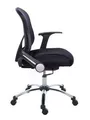 Ergonomischer Bürostuhl, Netzstoff, Netzrücken, Gestell Chrom, MaYAH,Spir