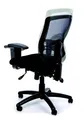 Ergonomischer Bürostuhl, Netzstoff, Netzrückenlehne, Chromgestell, MaYAH, "Creati