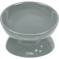Ergonomische XXL-Keramikschüssel, erhöht, 0,35l/o 17cm, grau