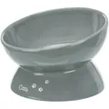 Ergonomische XXL-Keramikschüssel, erhöht, 0,35l/o 17cm, grau