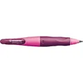 Weiteres Produktbild Ergonomischer Mech. Bleistift für Linkshänder - STABILO EASYergo 3,15 rosa/lila HB+Spitzer