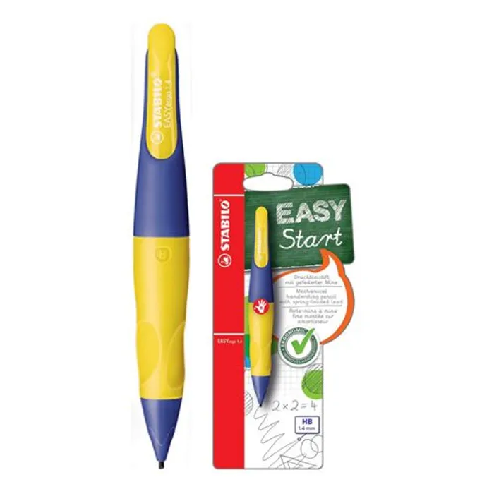 Hauptproduktbild Ergonomická mechanická tužka pro praváky STABILO EASYergo 1.4 fialová/žlutá - HB