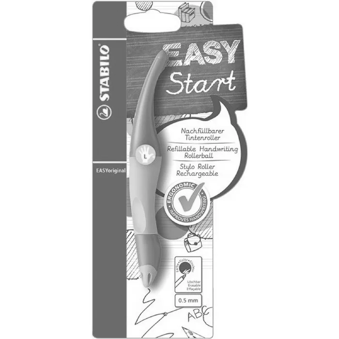 Hauptproduktbild Ergonomický roller pro leváky STABILO EASYoriginal světle růžová/tmavě růžová