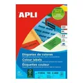 Weiteres Produktbild Etikett, 70 x 37 mm, gelb, 2400 Stück/Packung, APLI