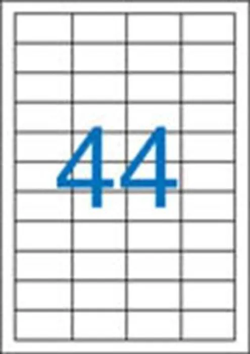Hauptproduktbild Etiketa, ILC, 48,5 x25,4 mm, čtyřřadé, 4400 ks/bal., VICTORIA