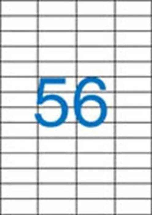 Hauptproduktbild Etiketa, ILC, 52,5x21,2 mm, čtyřřadé, 5600 ks/bal., VICTORIA