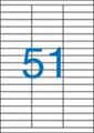 Etikett, ILC, 70x16,9 mm, dreireihig, 5100 Stück/Pack, VICTORIA