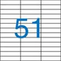 Weiteres Produktbild Etikett, ILC, 70x16,9 mm, dreireihig, 5100 Stück/Pack, VICTORIA