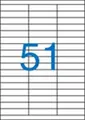 Etikett, ILC, 70x16,9 mm, dreireihig, 5100 Stück/Pack, VICTORIA