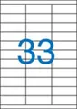 Weiteres Produktbild Etikett, ILC, 70x25,4 mm, dreireihig, 3300 Stück/Pack, VICTORIA