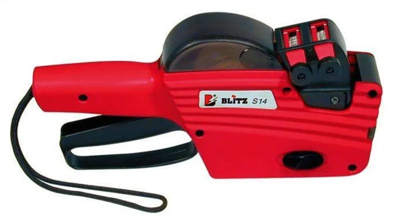 Hauptproduktbild Etiketovací kleště, 2 řádkové, 8+6 znaků, BLITZ "S14"