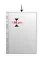 Eurocover A4 PP Glanz-Euroscharnier, glänzend, 140 Mikrometer. [25 Stück]
