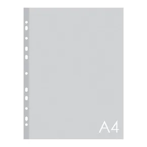 Eurocover A4 PP glänzend Euroscharnier, glänzend, 80mic. [100 Stück]
