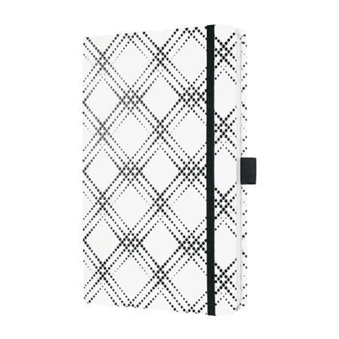 Hauptproduktbild Exkluzivní zápisník “Jolie”, Black Dots, linkovaný, 135x203 mm, 174 listů, SIGEL