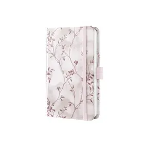 Exklusives Notizbuch „Jolie“, Red Romance, liniert, 95x150 mm, 174 Blatt, SIGEL