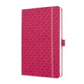 Exklusives Notizbuch „Jolie“, rosa, liniert, 135x203 mm, 174 Blatt, SIGEL