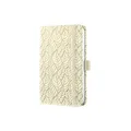 Exklusives Notizbuch „Jolie“, Vanilla Garden, liniert, 95x150 mm, 174 Seiten, SIGEL