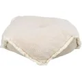 Weiteres Produktbild Extra hohes quadratisches BOHO-Kissen, beige 50 x 50 cm