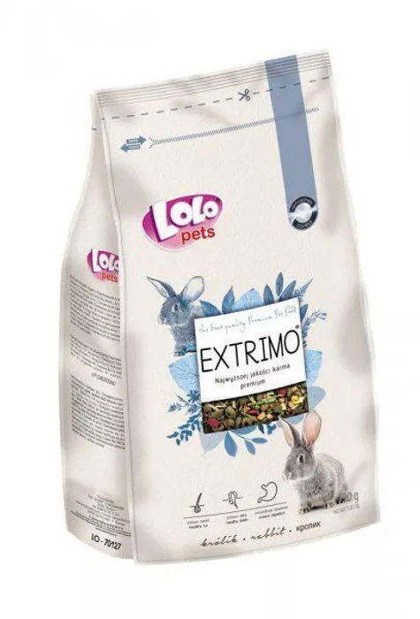 Hauptproduktbild EXTRIMO kompletní krmivo pro králíky v sáčku se zipem 750 g