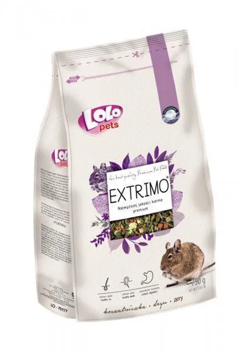 Hauptproduktbild EXTRIMO kompletní krmivo pro osmáky v sáčku se zipem 750 g