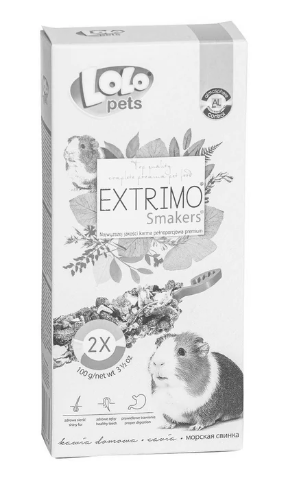 Hauptproduktbild EXTRIMO SMAKERS tyčinky pro morčata 2ks/100 g